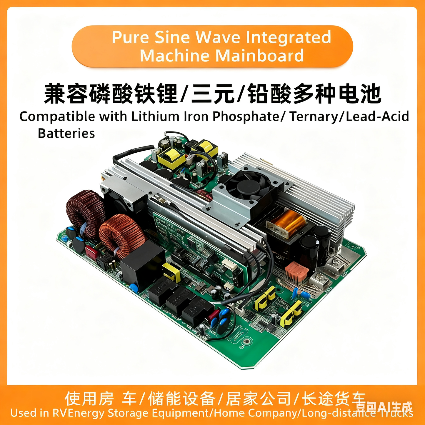 4200W 6200W Hybrid Solar Inverter PCBA