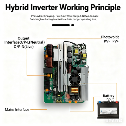 4200W 6200W Hybrid Solar Inverter PCBA