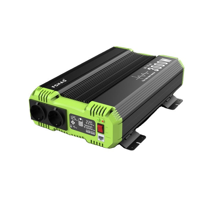 FCHAO 3000W Solar Inverter Pure Sine Wave Inverter Off Grid Power Converter Generator With LCD Display