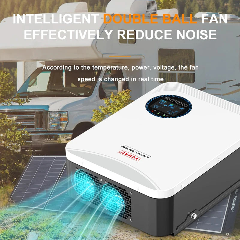 Hybrid Inverter Solar Inverter Solar PV MPPT Solar Charge AC Charge 24v 48v DC to AC power