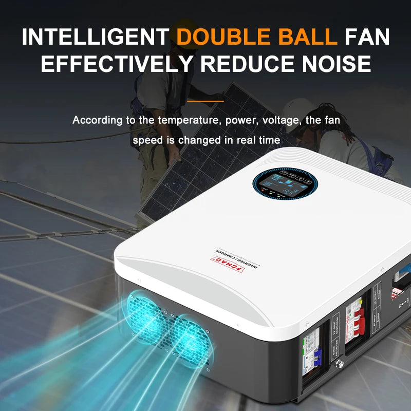 Hybrid Inverter Solar Inverter Solar PV MPPT Solar Charge AC Charge 24v 48v DC to AC power