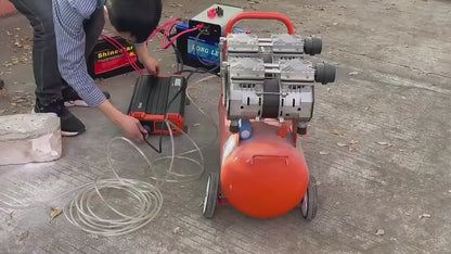 FCHAO Pure Sine Wave Inverter 12V/24V/48V  1500w-3500w Tool Compatibility Testing for Power Inverters in Field Conditions；air compressor、Angle grinde、lmpact drill + Industrial Electric Fan